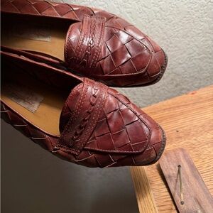 Italian Woven Leather Loafers for Women